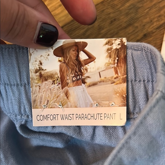 Sincerely Jules Light Blue Track Pants - Picture 3 of 6